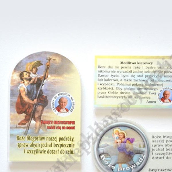 PLAKIETKA Z MODLITWĄ KIEROWCY