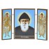 ŚWIĘTY CHARBEL - tryptyk - 12.5 x 8.4 cm - 89653