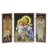 ŚWIĘTY JÓZEF - tryptyk - 12.5 x 8.4 cm - 89668