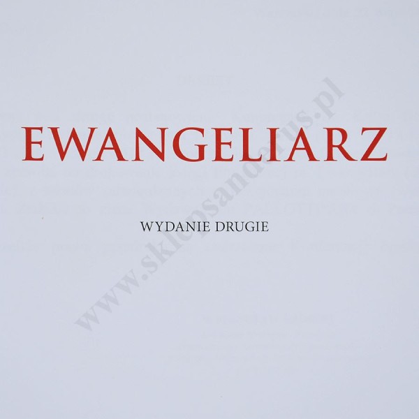 EWANGELIARZ - ZDOBIONA OKŁADKA - 840100