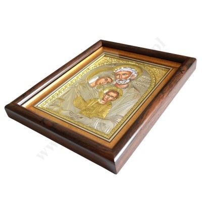 ŚWIĘTA RODZINA - ikona w ramce za szkłem 23.5 x 28.8 cm - 89659