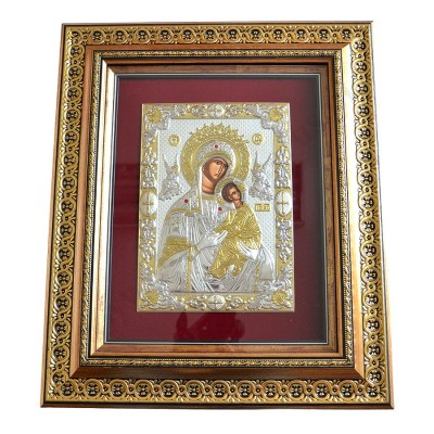MATKA BOŻA NIEUSTAJĄCEJ POMOCY - ikona w ramce za szkłem 43.8 x 52 cm - 36971