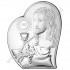 JEZUS EUCHARYSTYCZNY - OBRAZEK SREBRNY - 81124/2L