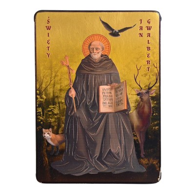 ŚWIĘTY JAN GWALBERT - ikona 12 x 16.5 cm - 3882-B