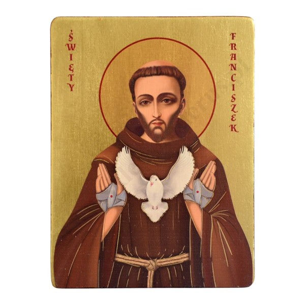 ŚWIĘTY FRANCISZEK - ikona 12 x 16 cm - 5818